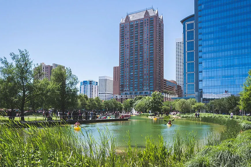 discovery green houston.